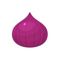 Onion icon in flat style. Isolated object. Onion logo vector
