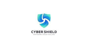 Web Security logotype, Cyber security logo Design vector