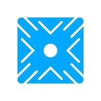 Modern app logo design with Square vector