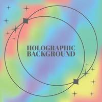 arco iris holográfico fondo arte vectores diseño holograma fondo