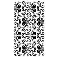 Vector damask vintage baroque scroll ornament swirl. Victorian monogram heraldic shield swirl. Retro floral leaf pattern border foliage antique  acanthus calligraphy engraved tattoo.