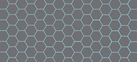 Hexagonal pattern. Circular honeycomb vector