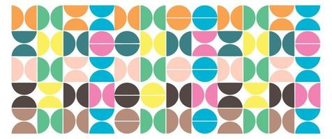 Geometric pattern colorful design minimal vector