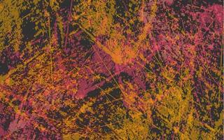Abstract grunge texture black orange color background vector