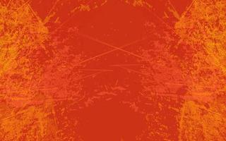 Abstract grunge texture red orange color background vector