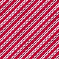 White knitted diagonal stripes on red background sweater seamless pattern. vector