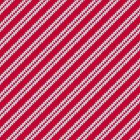 White knitted diagonal stripes on red background sweater seamless pattern. vector