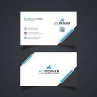 corporate business card template vector