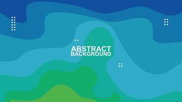 abstract modern trendy wavy fluids blue tp green palette background vector illustration EPS10