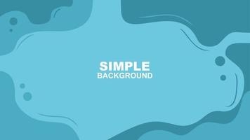 abstract trendy wavy blue color on around with space for text background vector illustration EPS10