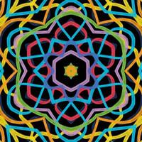 Abstract kaleidoscope background. Beautiful kaleidoscope seamless pattern. Multicolor mosaic texture. Seamless kaleidoscope texture. Unique kaleidoscope design vector
