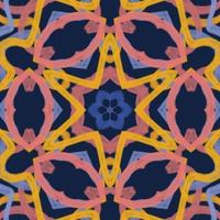 Abstract kaleidoscope background. Beautiful kaleidoscope seamless pattern. Multicolor mosaic texture. Seamless kaleidoscope texture. Unique kaleidoscope design vector