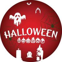 Halloween SVG Sticker T-shirt Design vector