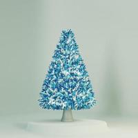 Background christmas tree blue photo