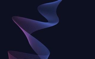 Vector abstract wave background. Blue waves background