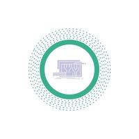 Architecture. blueprint. circuit. design. engineering Glyph Icon. Vector isolated illustration