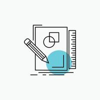 sketch. sketching. design. draw. geometry Line Icon vector