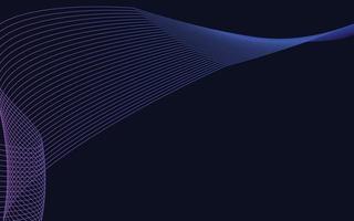 Wave of the blue colored lines. High resolution vector