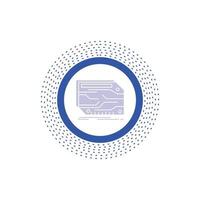 card. component. custom. electronic. memory Glyph Icon. Vector isolated illustration
