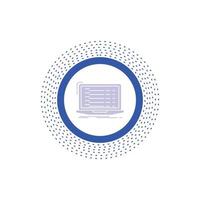 Api. app. coding. developer. laptop Glyph Icon. Vector isolated illustration