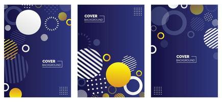 Artistic covers design. Creative colors backgrounds. Trendy futuristic design vector