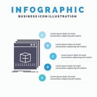 software. App. application. file. program Infographics Template for Website and Presentation. GLyph Gray icon with Blue infographic style vector illustration.