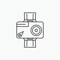 camera. action. digital. video. photo Line Icon. Vector isolated illustration