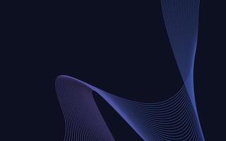 Abstract Blue Color technology Line wave background vector