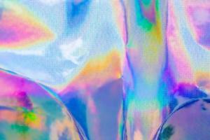 Holographic rainbow foil iridescent texture abstract hologram background photo