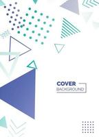 Covers templates set with bauhaus. memphis and hipster style graphic geometric elements. Applicable for placards. brochures. posters. covers and banners. Vector illustrations