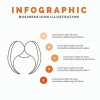 moustache. Hipster. movember. male. men Infographics Template for Website and Presentation. Line Gray icon with Orange infographic style vector illustration