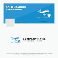 Blue Business Logo Template for Analytics. finance. forecast. market. prediction. Facebook Timeline Banner Design. vector web banner background illustration