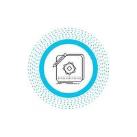 Design. App. Logo. Application. Design Line Icon. Vector isolated illustration
