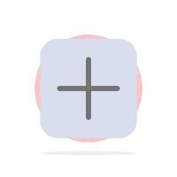 Instagram Plus Sets Upload Abstract Circle Background Flat color Icon vector