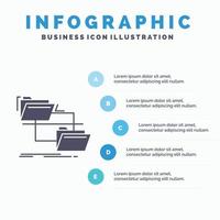 folder. file. management. move. copy Infographics Template for Website and Presentation. GLyph Gray icon with Blue infographic style vector illustration.