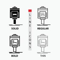 valet. parking. service. hotel. valley Icon in Thin. Regular. Bold Line and Glyph Style. Vector illustration