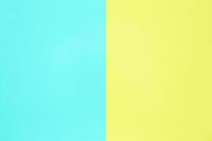 blue and yellow pastel color paper texture top view minimal flat lay background photo