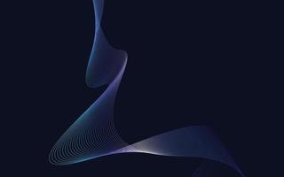 Vector abstract wave background. Blue Gradient waves background