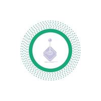 Arcade. game. gaming. joystick. stick Glyph Icon. Vector isolated illustration