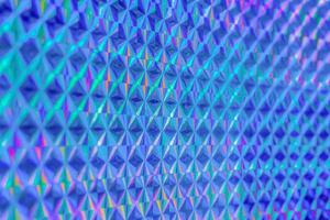 Holographic rainbow foil iridescent texture abstract hologram background photo