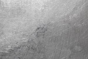 fondo de superficie de textura de metal de placa de acero inoxidable foto