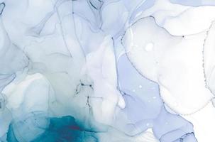 Alcohol Ink. Art Hand Elegant Print. Silk Macro photo