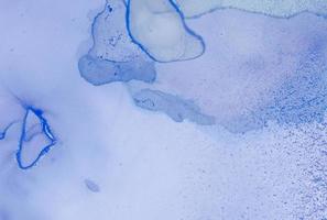 Alcohol Ink Background. Oil Flow Grunge Design. photo