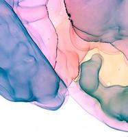 Alcohol Ink Texture. Art Flow Elegant Wall. Silk photo
