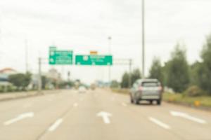 Abstract street city road blurred background photo