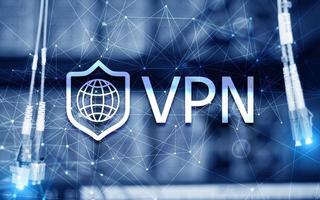 Virtual private network VPN. New technology concept 2020. photo