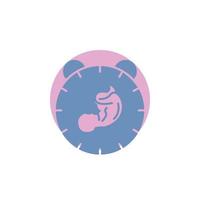 delivery. time. baby. birth. child Glyph Icon. vector