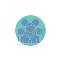 Team. teamwork. Business. Meeting. group Glyph Icon. vector