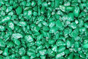 Glitter emerald stones for decoration photo