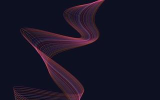 Fondo de onda abstracto vectorial. fondo de ondas rojas vector
